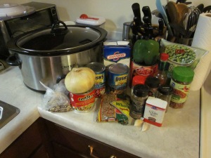 All of this has to fit in the slow cooker.